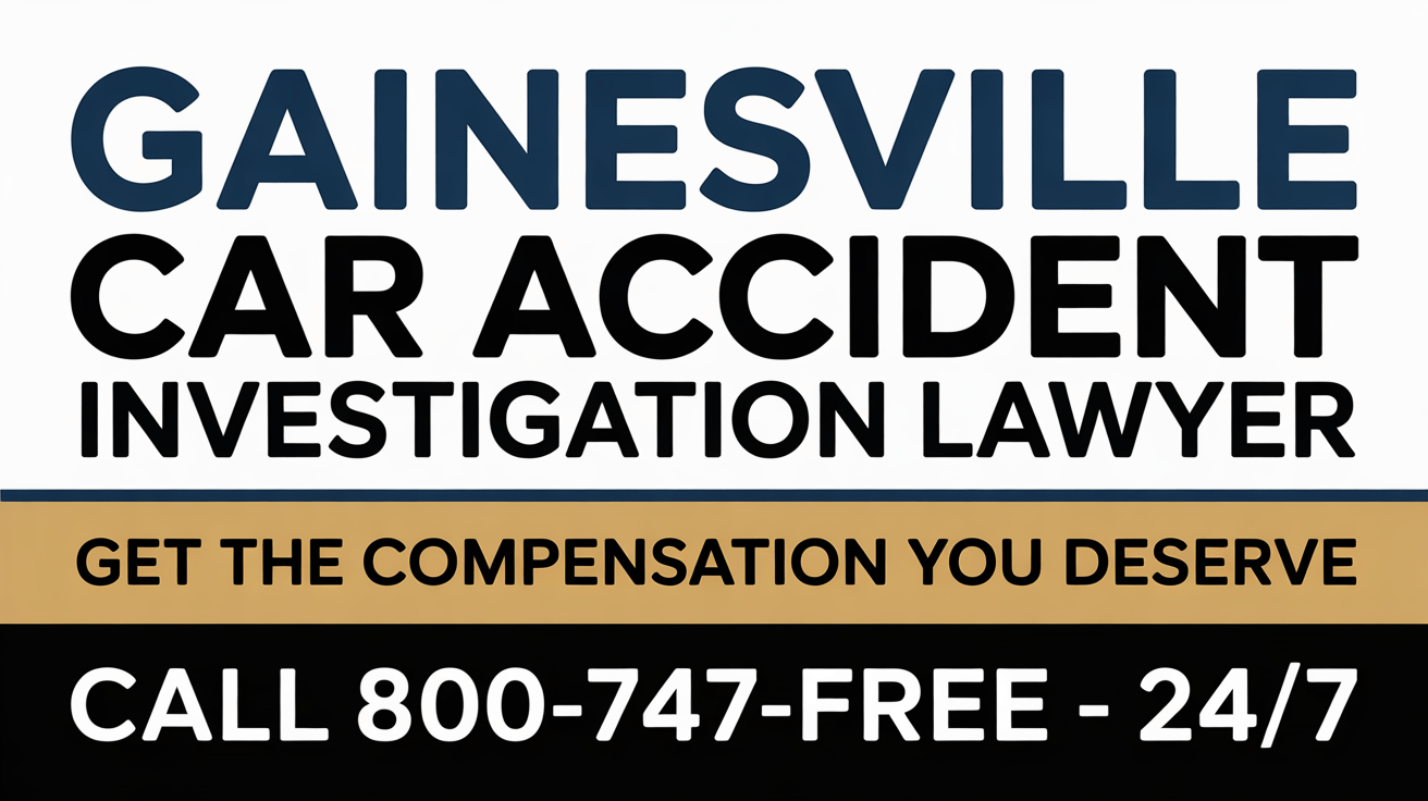 Gainesville Car Accident Investigation Injury Lawyer