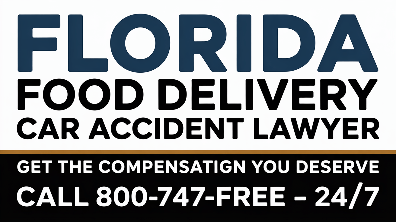 Florida Food Delivery Car Accident Injury Lawyer