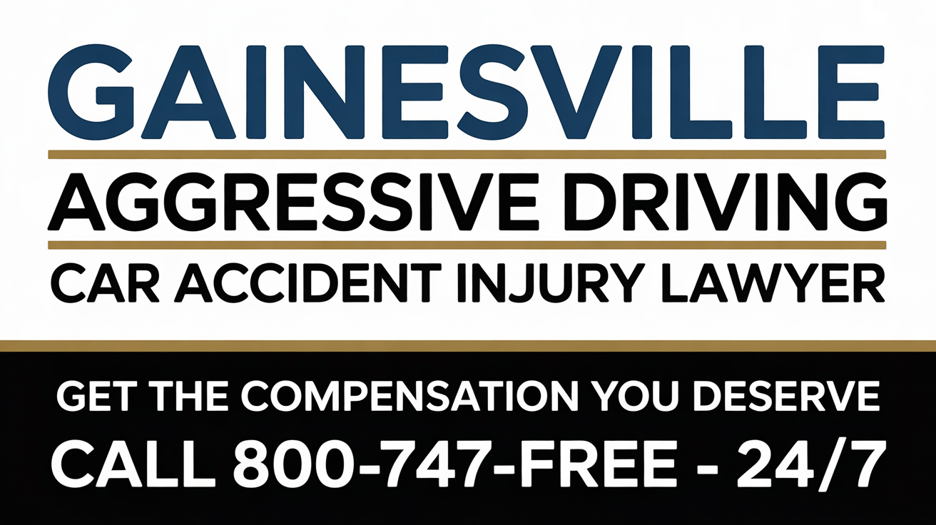 Gainesville Aggressive Driving Car Accident Injury Lawyer 