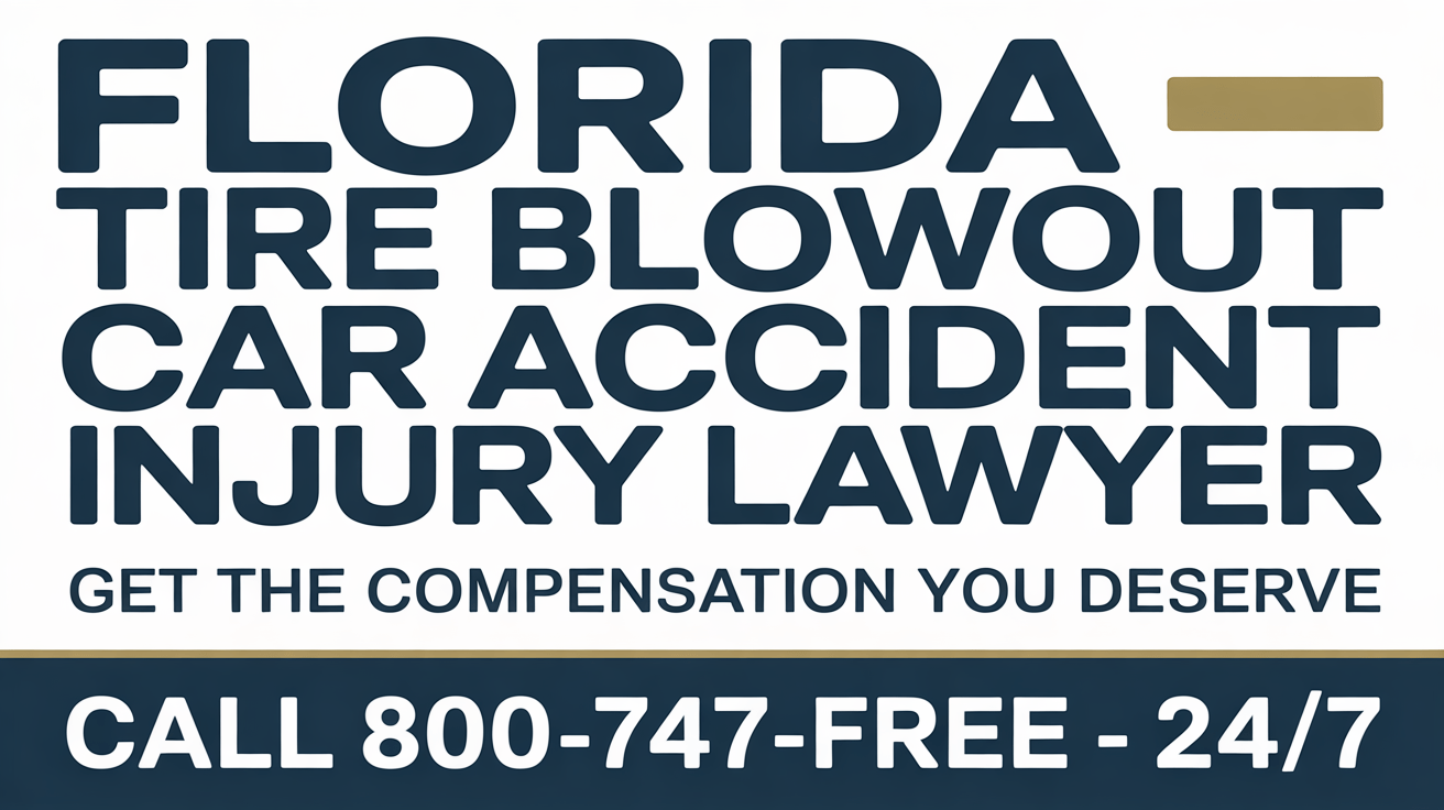 Florida Tire Blowout Car Accident Injury Lawyer