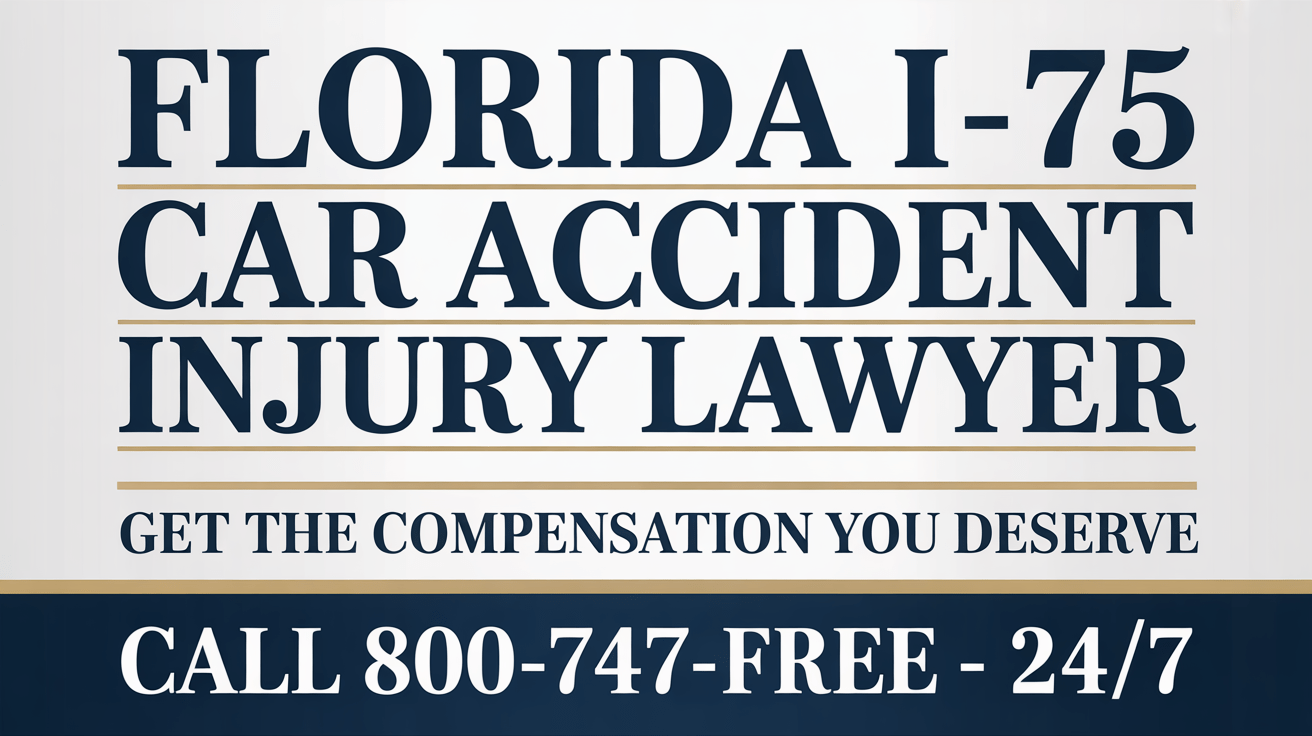 Abogado de lesiones por accidente de automóvil en Florida I-75