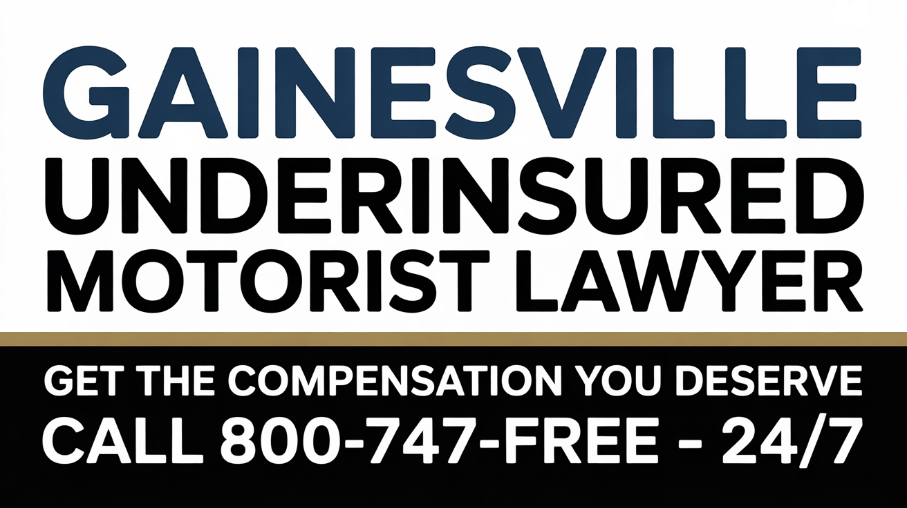 Abogado de Lesiones por Accidente de Conductor Subasegurado en Gainesville