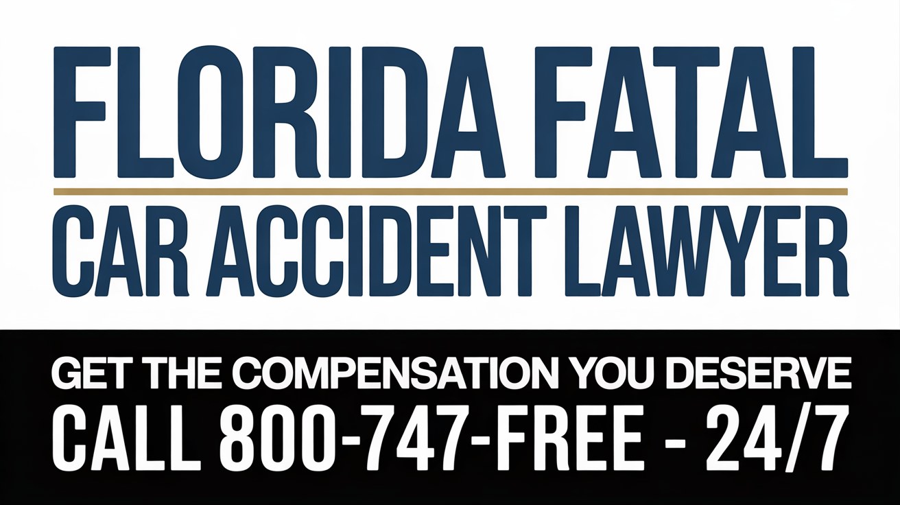 Abogado de Lesiones por Accidentes de Coche Mortales en Florida