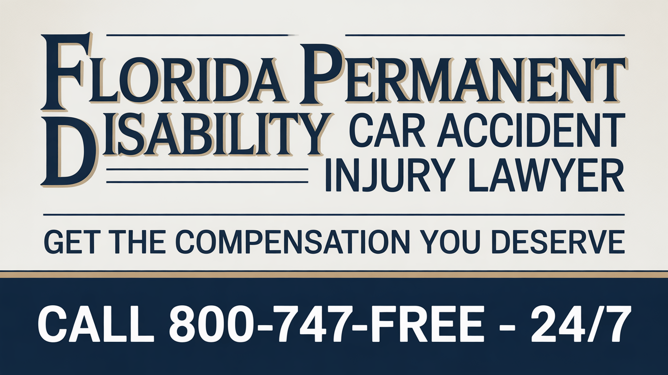 Florida Permanent Disability Car Accident Injury Lawyer