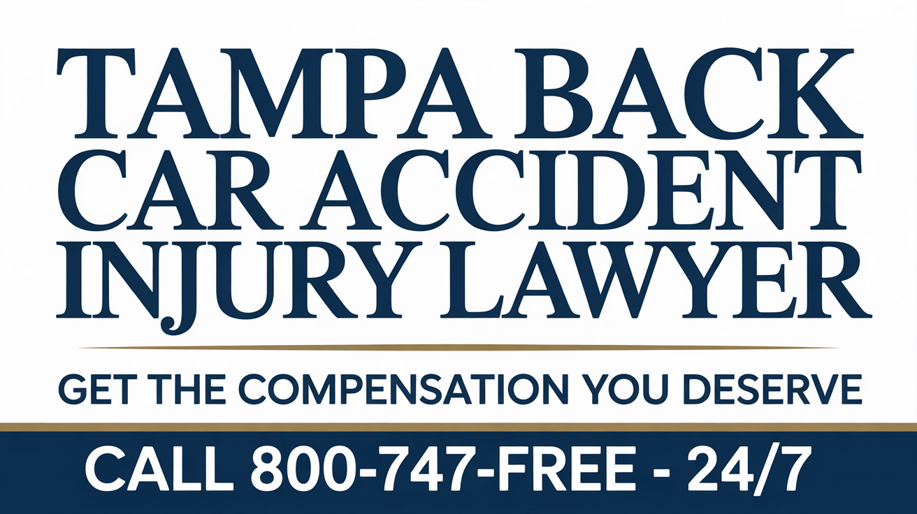 Tampa Back Car Accident Injury Lawyer 