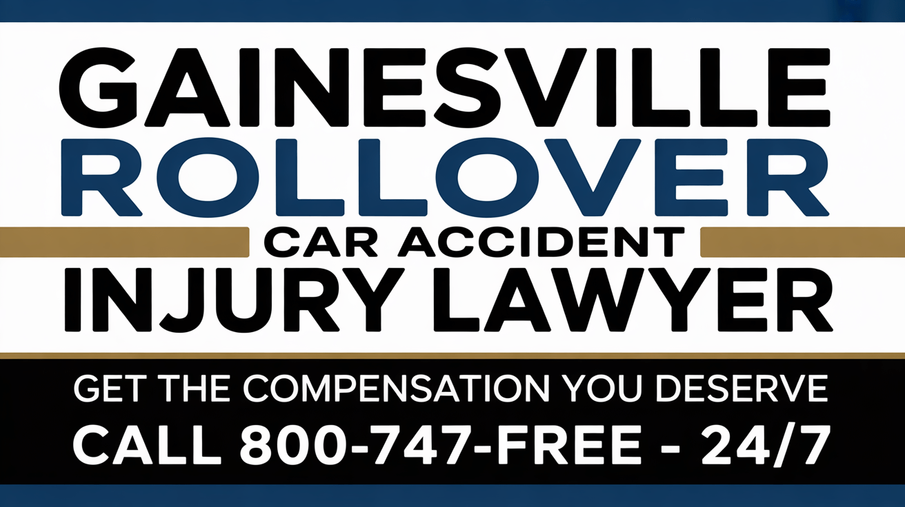 Gainesville Rollover Car Accident Injury Lawyer