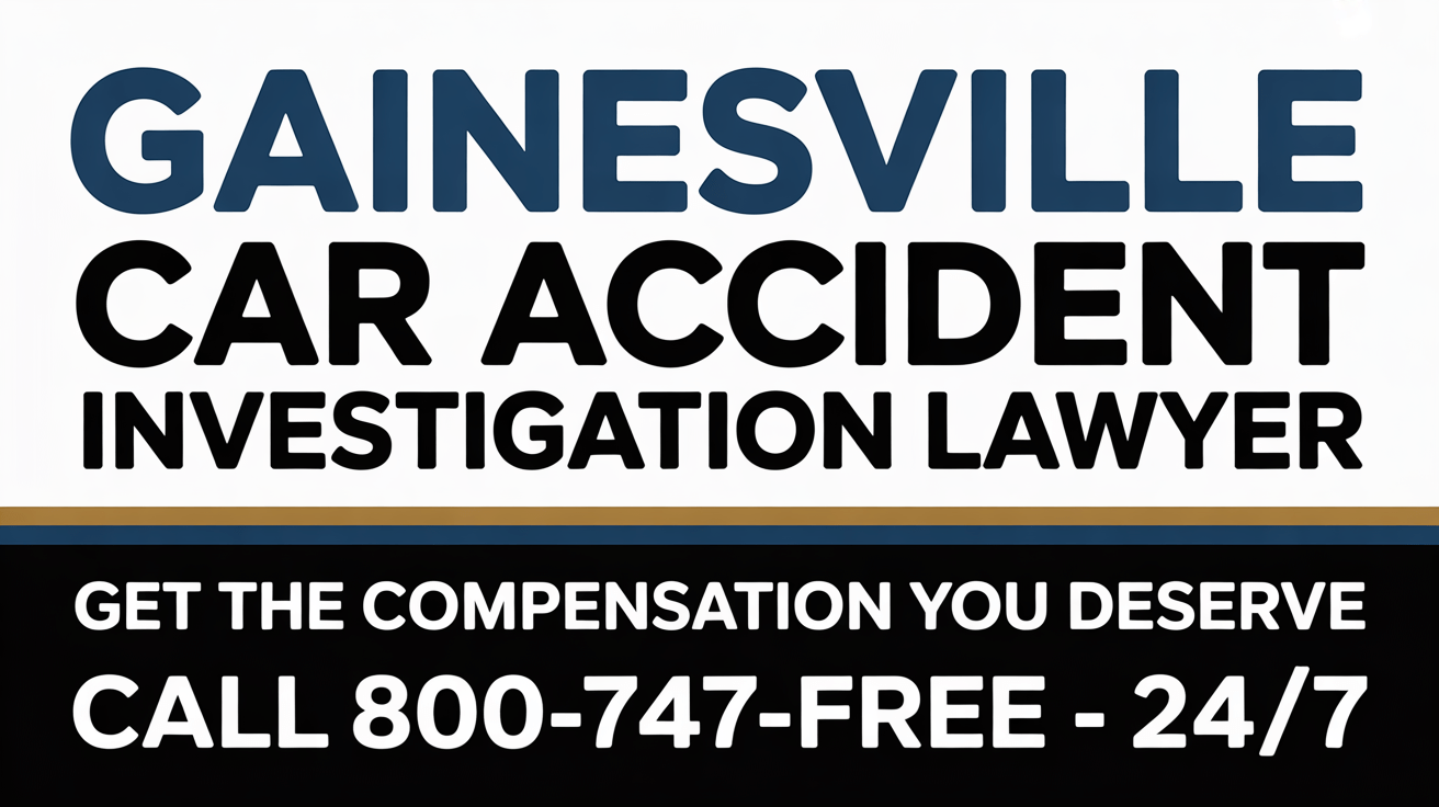 Gainesville Car Accident Investigation Injury Lawyer