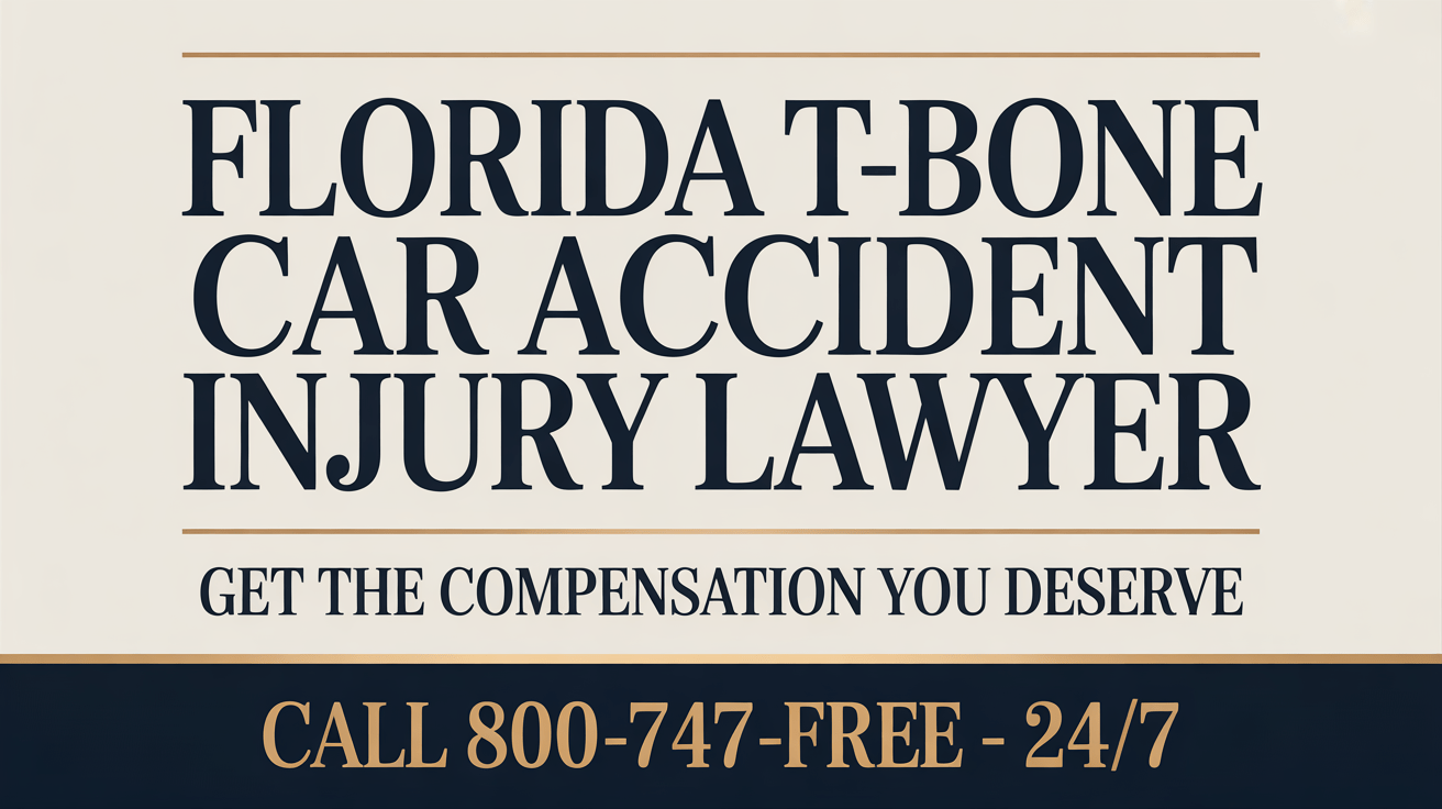 Abogado de lesiones por accidente de coche T-Bone en Florida
