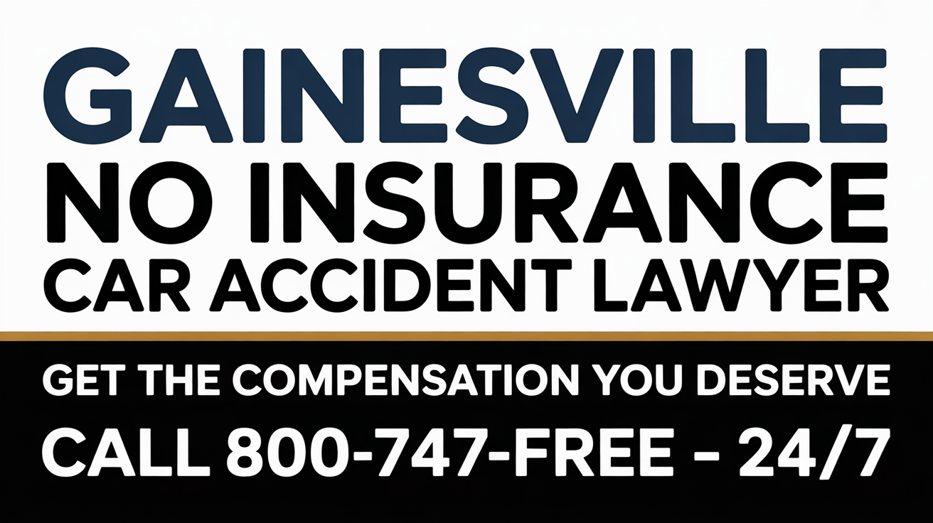 Gainesville No Insurance Car Accident Injury Lawyer
