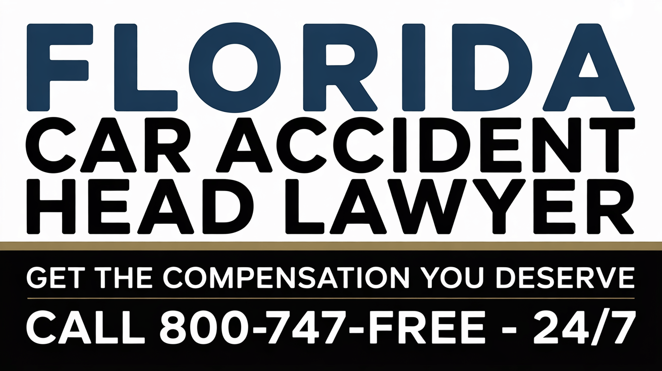 Abogado de lesiones en la cabeza por accidente de coche en Florida