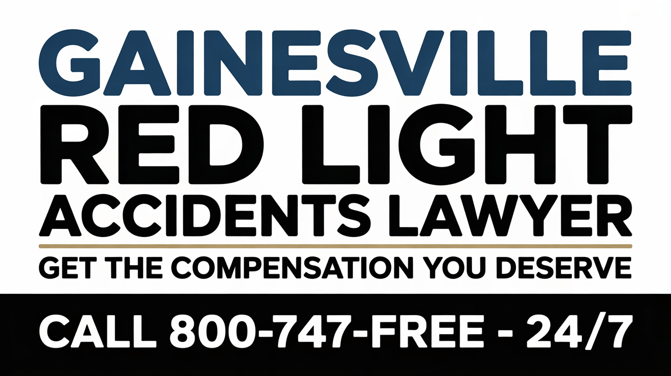 Abogado de Lesiones por Accidente de Semáforo en Rojo en Gainesville