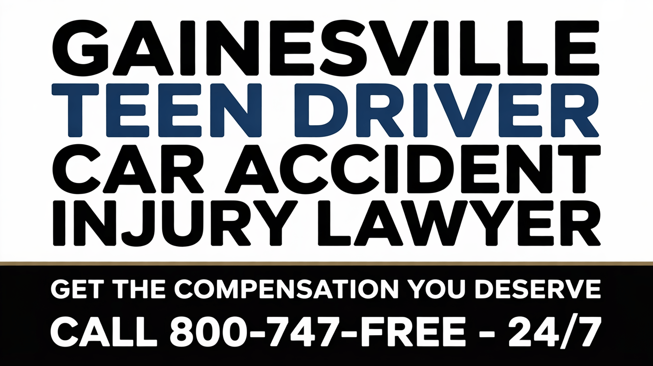Gainesville Teen Driver Accident Lawyer