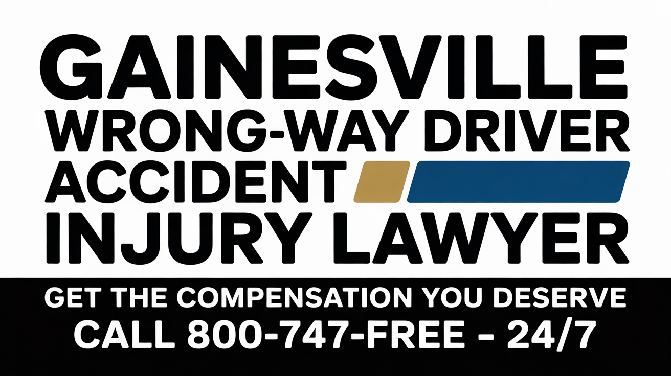 Gainesville Wrong-Way Driver Accident Injury Lawyer