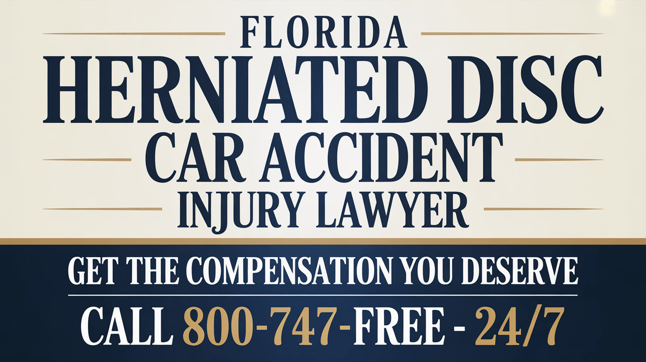 Florida Herniated Disc Car Accident Injury Lawyer