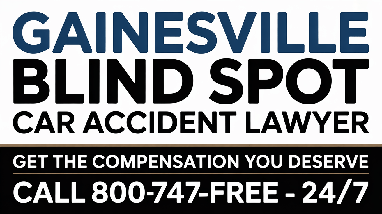 Abogado de Lesiones por Accidente de Coche en Punto Ciego en Gainesville