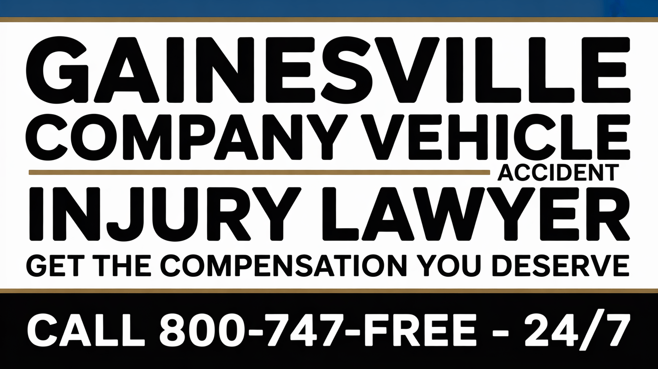 Abogado de Lesiones por Accidente de Vehículo de Empresa en Gainesville