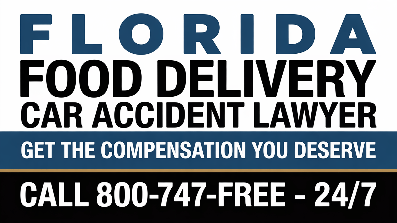 Florida Food Delivery Car Accident Injury Lawyer