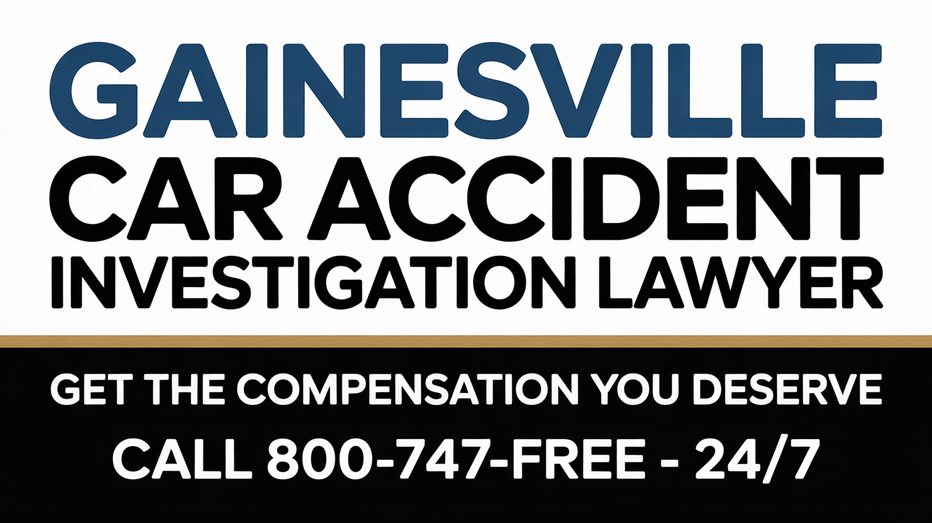 Gainesville Car Accident Investigation Injury Lawyer
