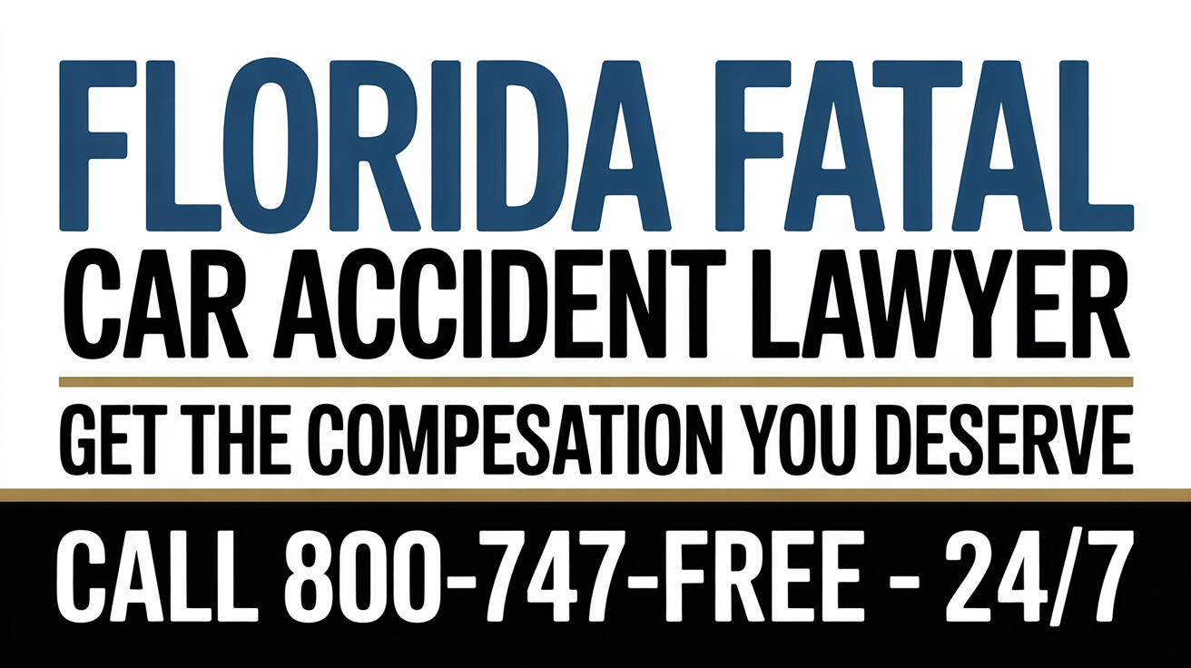 Abogado de lesiones por accidente automovilístico fatal en Florida