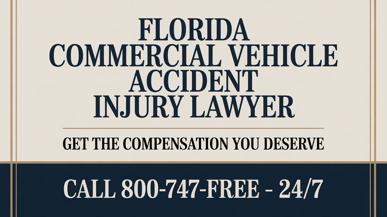 Florida Commercial Vehicle Accident Injury Lawyer