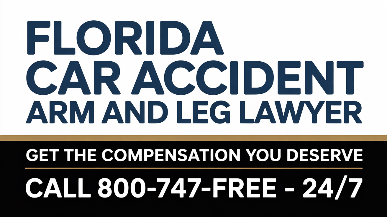 Abogado de lesiones en brazos y piernas por accidente automovilístico en Florida