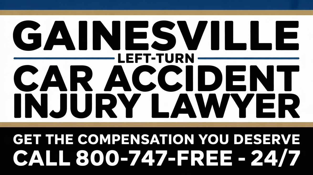 Gainesville Left-Turn Car Accident Injury Lawyer
