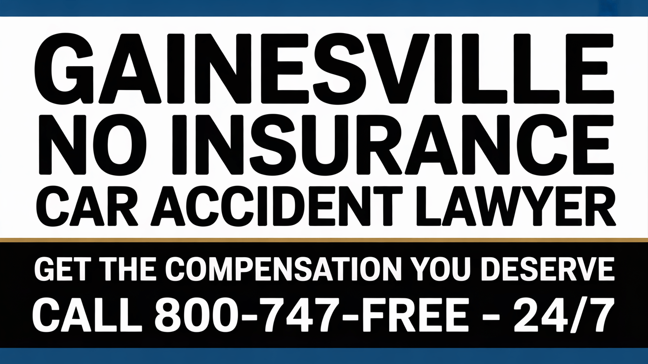 Gainesville No Insurance Car Accident Injury Lawyer