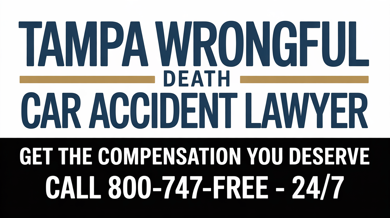 Abogado de lesiones por accidente de automóvil por muerte injusta en Tampa