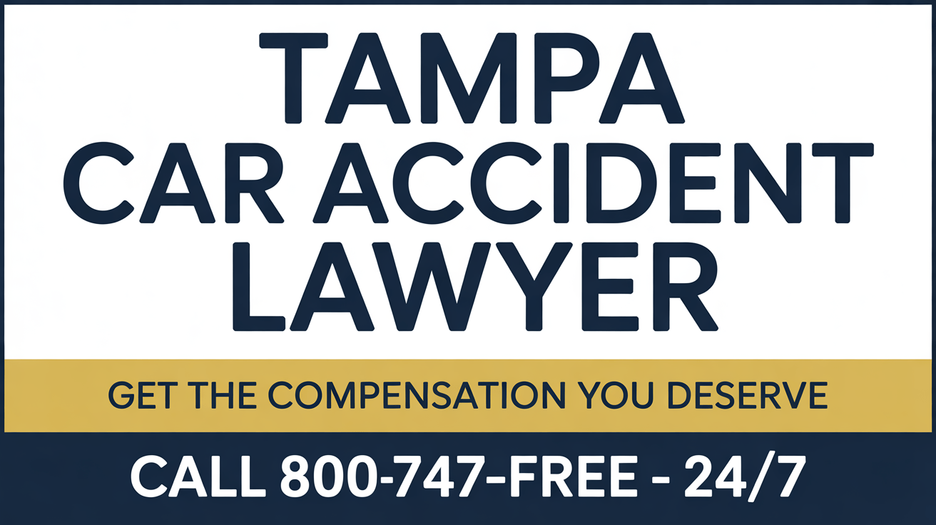 Abogado de lesiones por accidente de coche debido a condiciones peligrosas de la carretera en Tampa