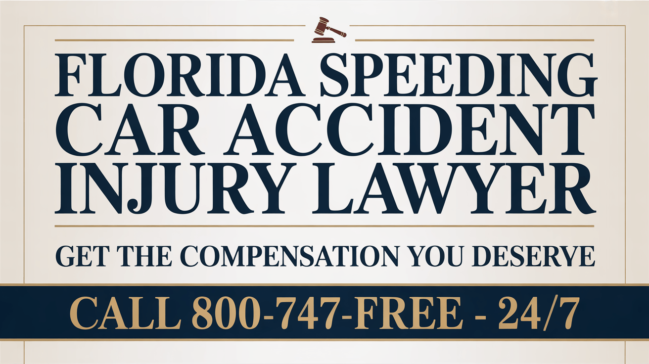 Florida Speeding Car Accident Injury Lawyer