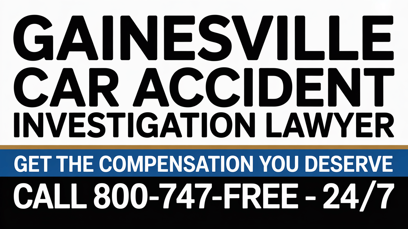 Gainesville Car Accident Investigation Injury Lawyer