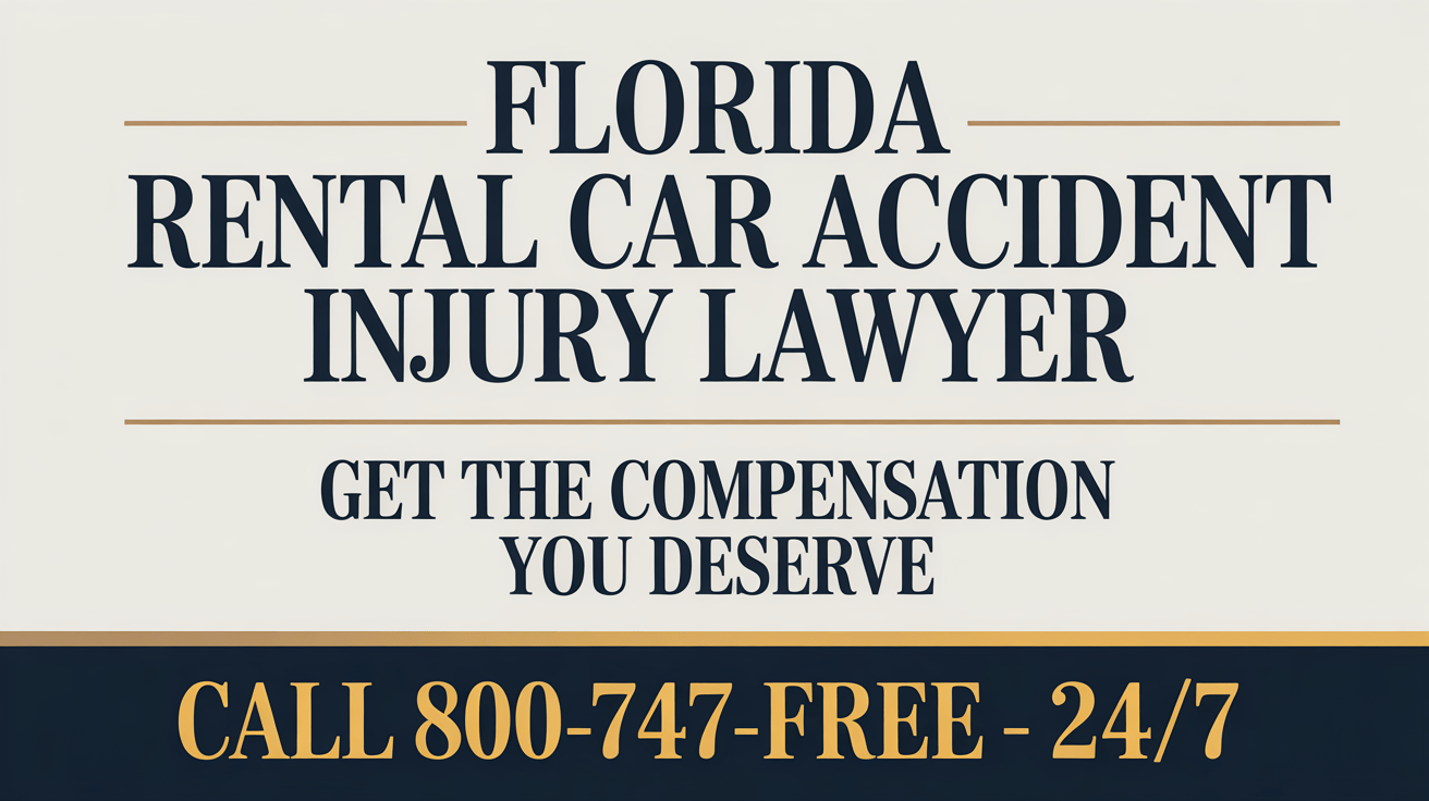 Abogado de lesiones por accidente de coche de alquiler en Florida