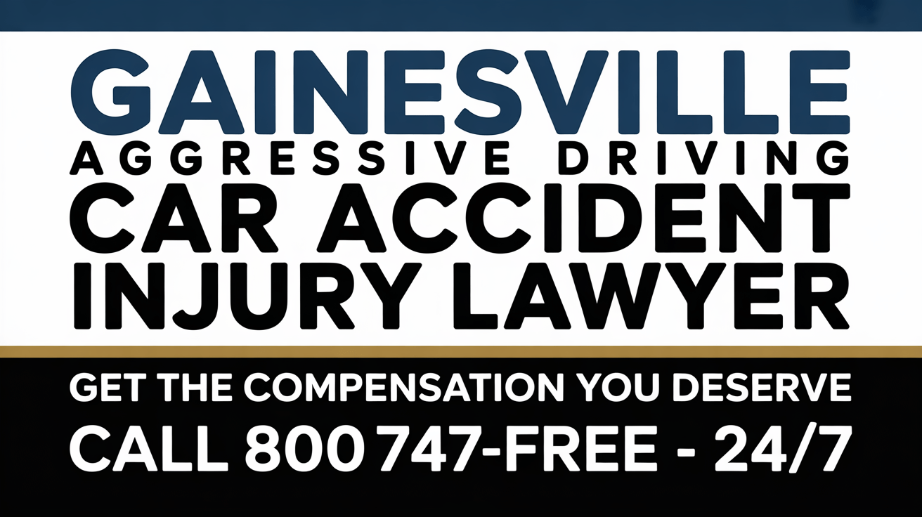 Gainesville Aggressive Driving Car Accident Injury Lawyer 