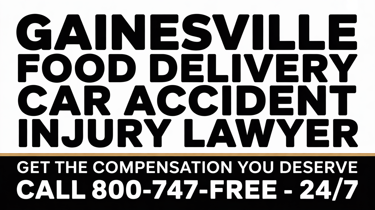 Gainesville Food Delivery Car Accident Injury Lawyer