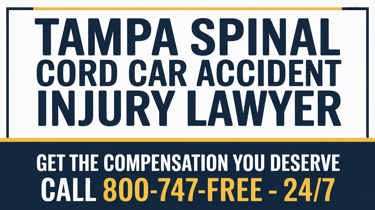 Tampa Spinal Cord Car Accident Injury Lawyer