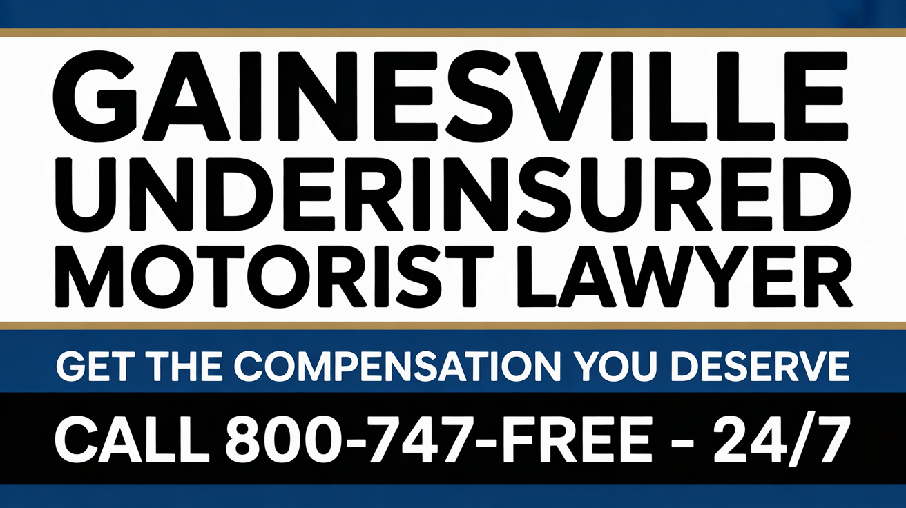 Abogado de Lesiones por Accidente de Automovilista Subasegurado en Gainesville