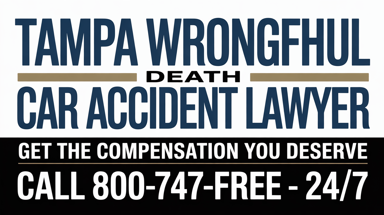 Abogado de Lesiones por Accidente de Automóvil por Muerte Injusta en Tampa