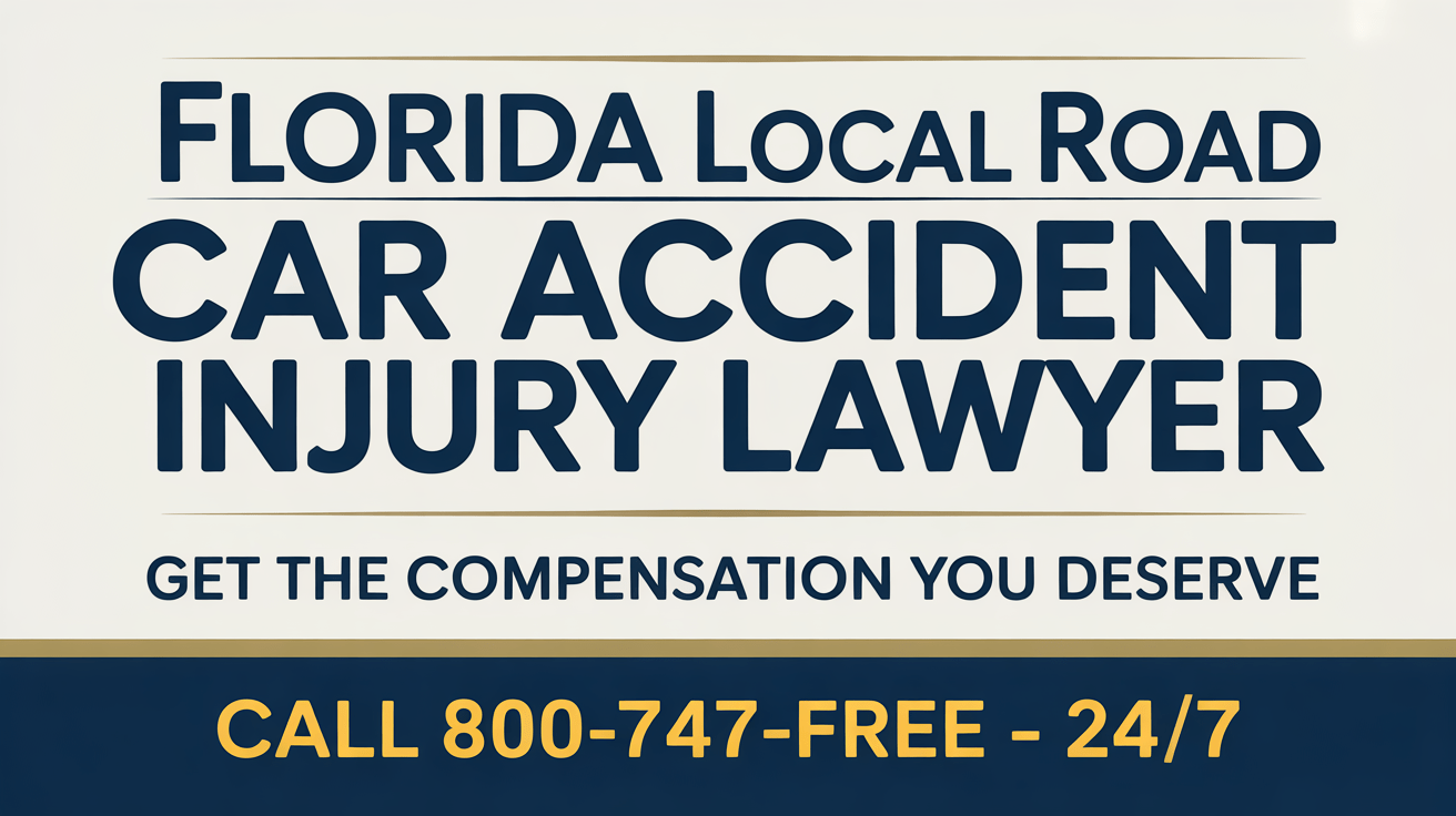 Florida Local Road Car Accident Injury Lawyer