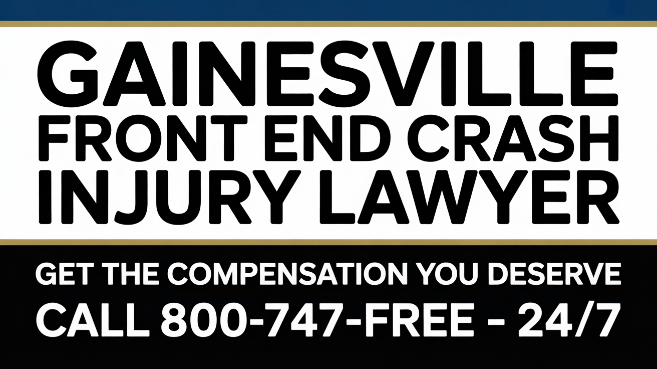 Gainesville Front End Crash Injury Lawyer