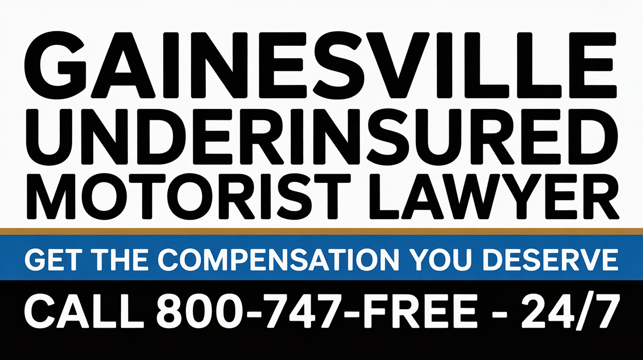 Abogado de lesiones por accidente de conductor subasegurado en Gainesville