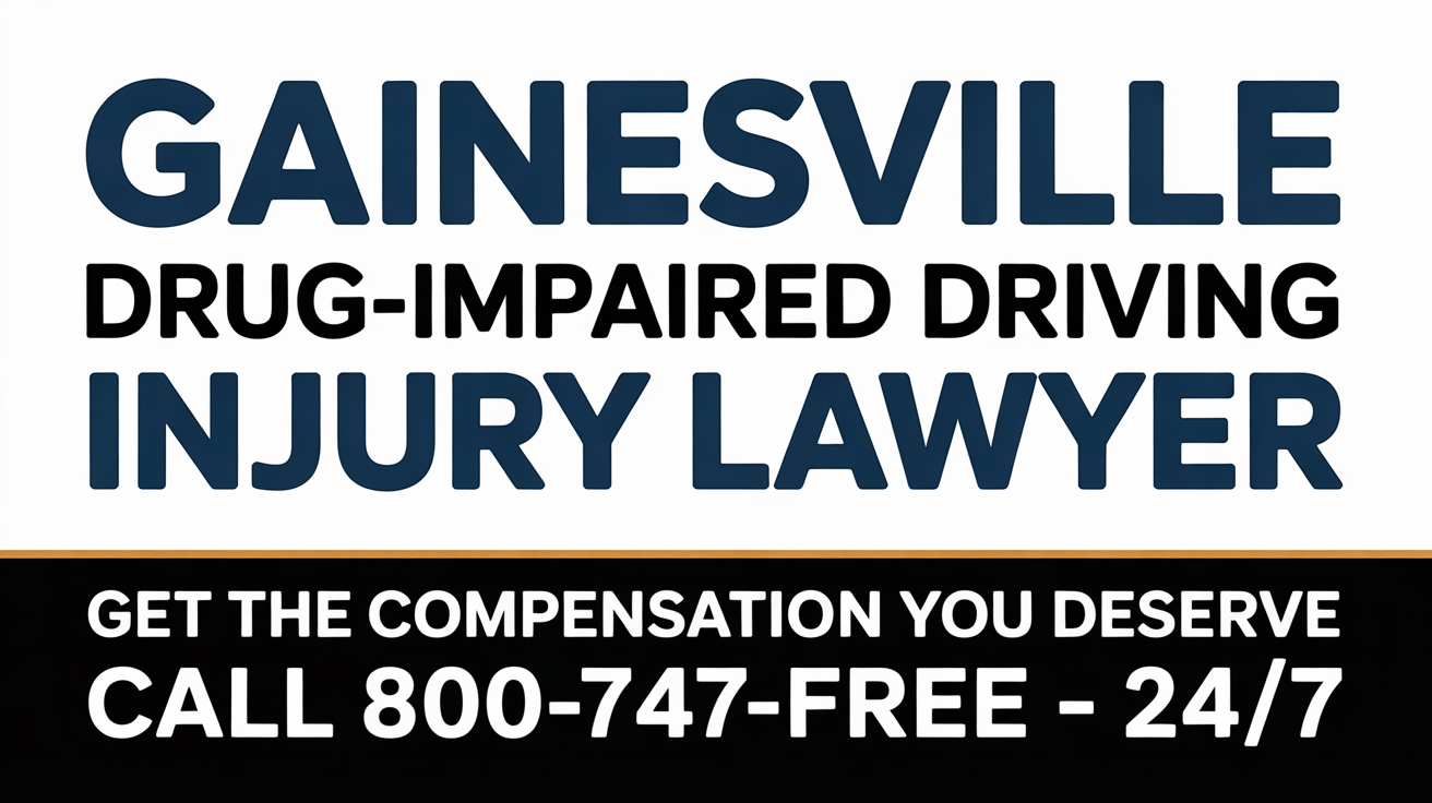 Gainesville Drug-Impaired Driving Accident Injury Lawyer