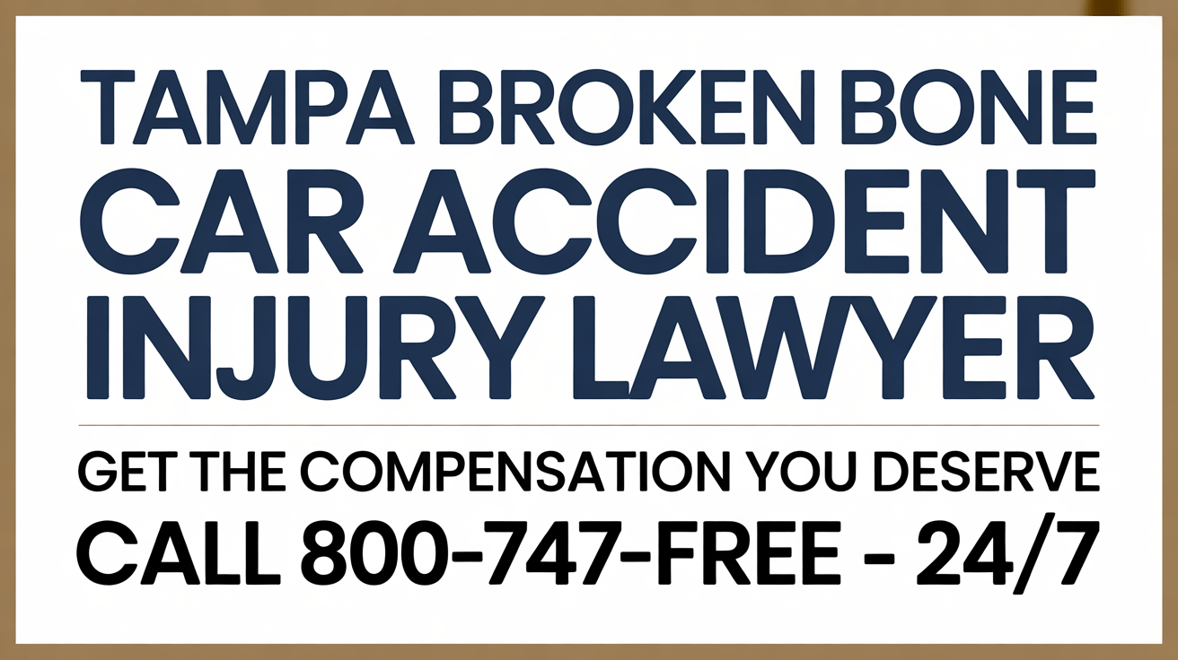 Tampa Broken Bone Car Accident Injury Lawyer
