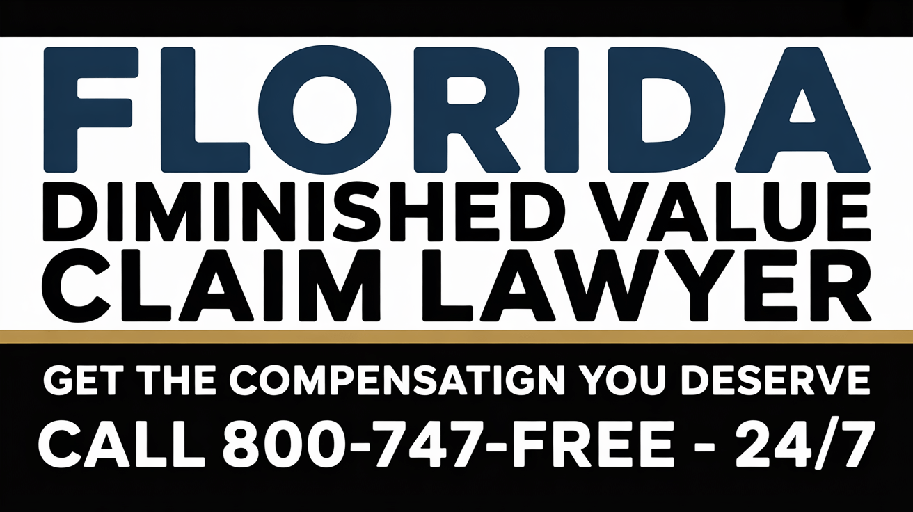 Florida Diminished Value Claim Injury Lawyer