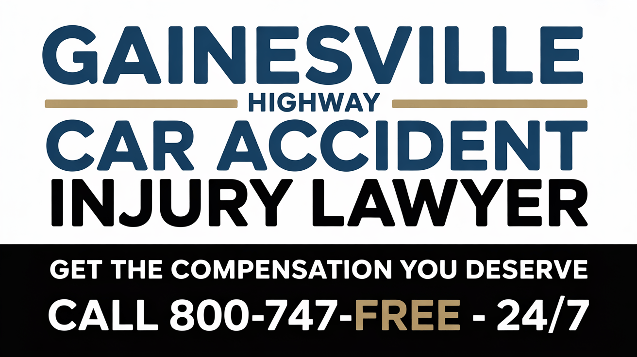 Abogado de lesiones por accidente de coche en la autopista de Gainesville