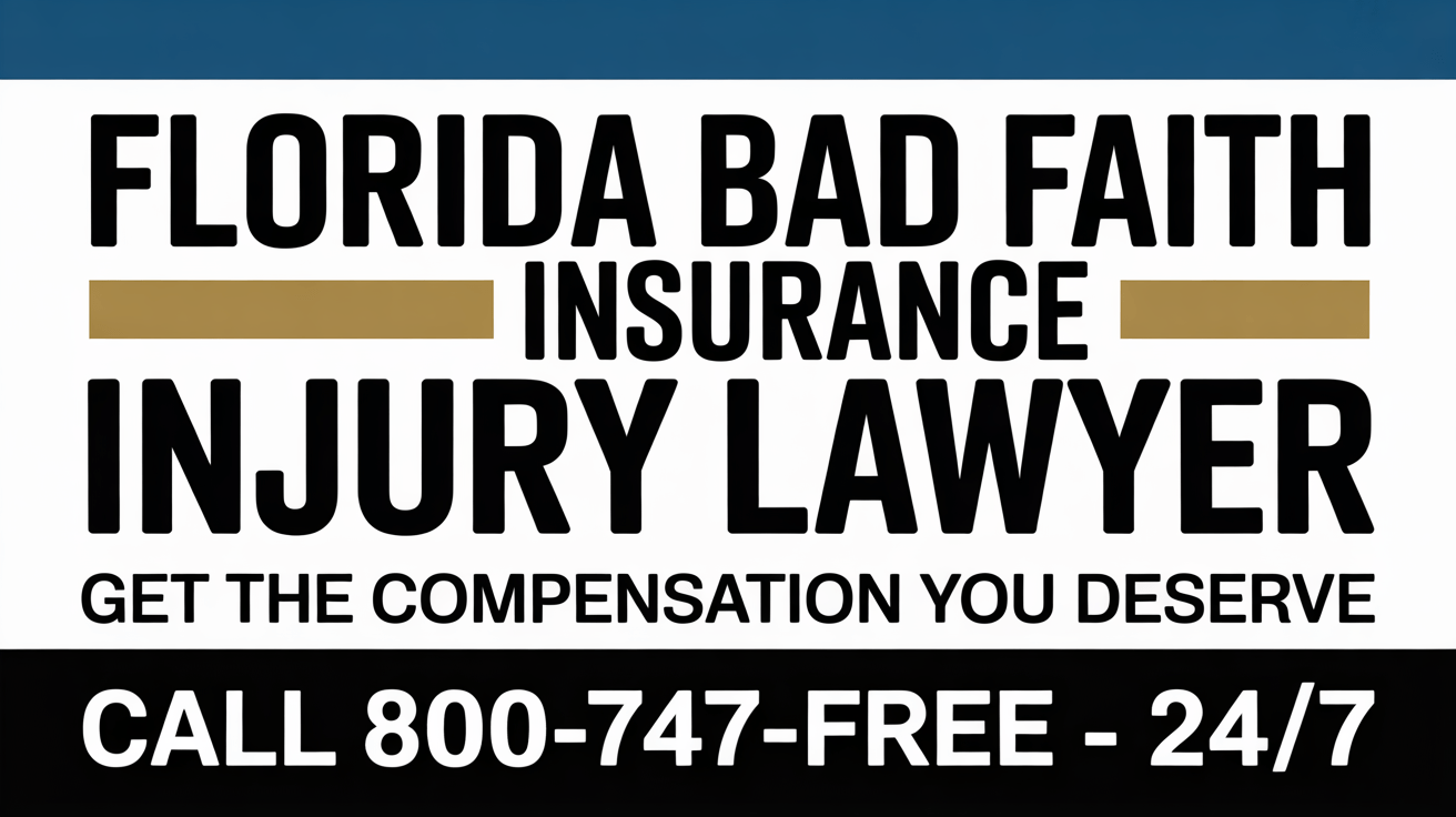 Legal Rights of Florida Bad Faith Insurance Injury Victims