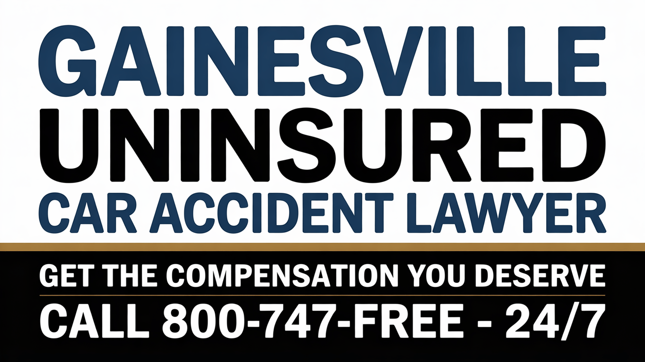 Gainesville Uninsured Motorist Accident Injury Lawyer