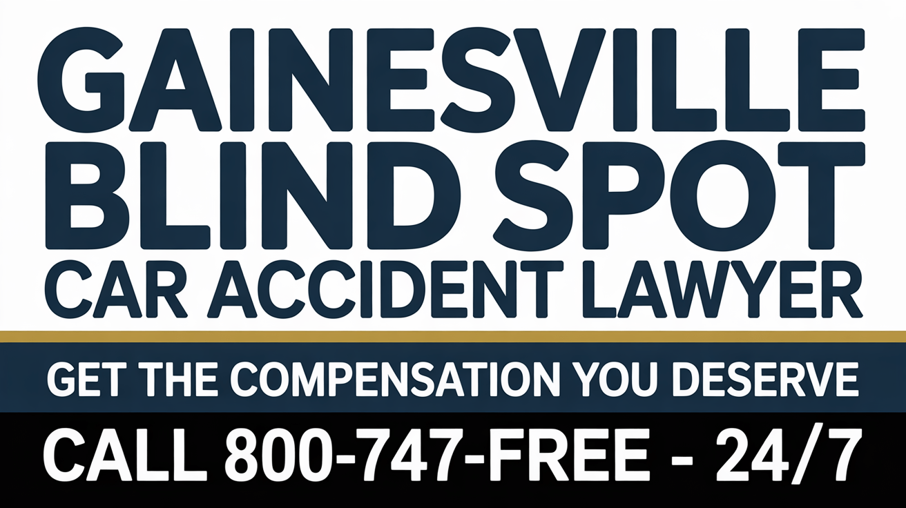 Abogado de Lesiones por Accidente de Coche en Punto Ciego de Gainesville
