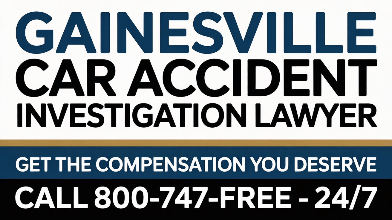 Gainesville Car Accident Investigation Injury Lawyer