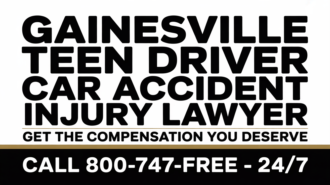 Gainesville Teen Driver Accident Lawyer