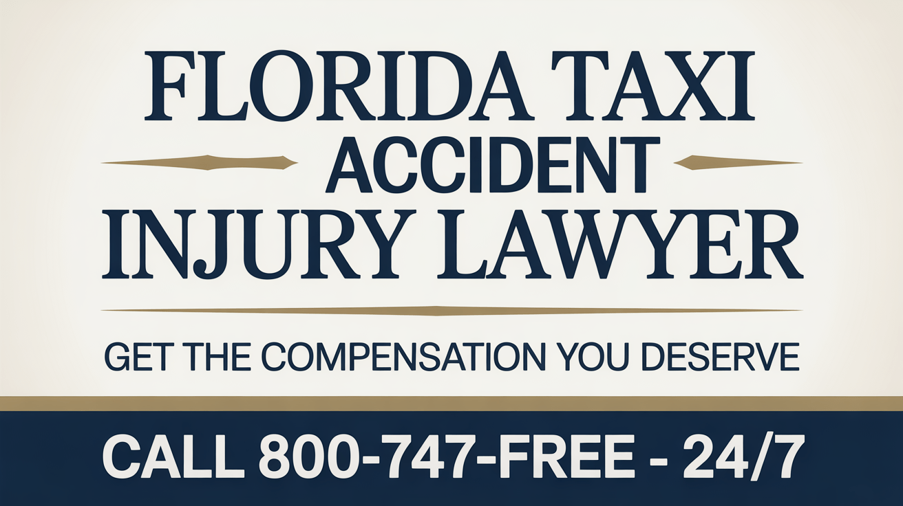 Abogado de Lesiones por Accidentes de Taxi en Florida